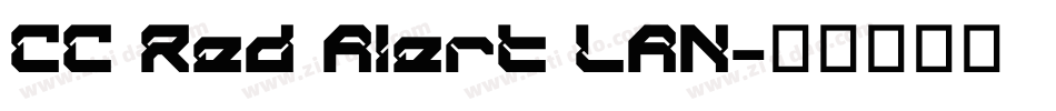 CC Red Alert LAN字体转换
